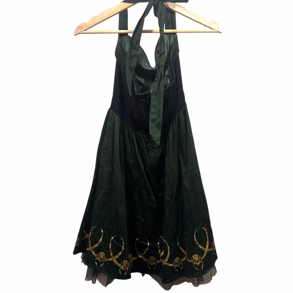 Her Universe Women’s Marvel Loki Halter Dress Size Small - Picture 6 of 10